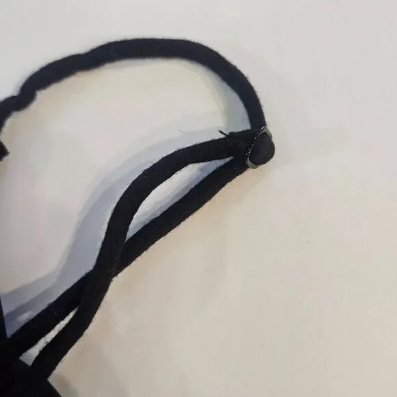 New Occasion Lingerie Style Rave Top Cropped Lace Busty Size XL Black - Picture 3 of 9